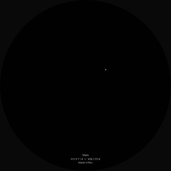 Ma première photo de Mars : Hestia + iPhone 15